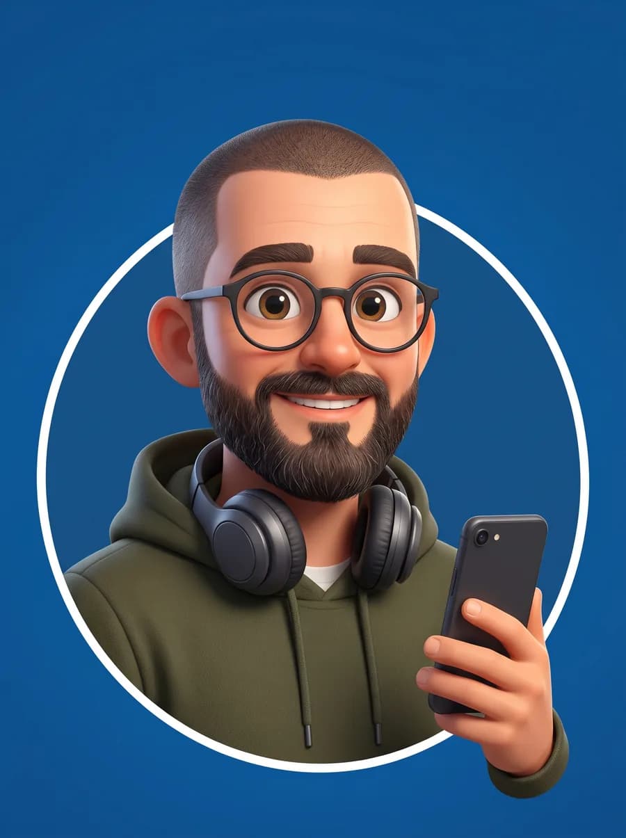 3D avatar of Adnan